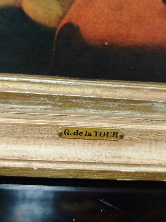 Image 1 of De geboorte van Christus door Georges de La Tour, midden 20e eeuw