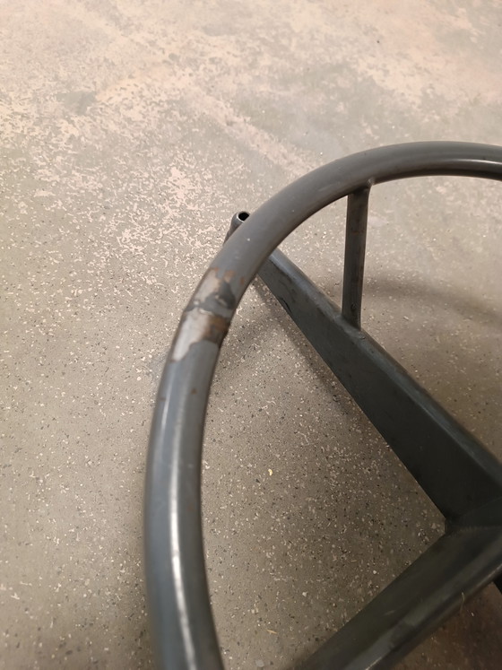 Image 1 of Taburete giratorio industrial de mediados de siglo de Sipe, Italia.