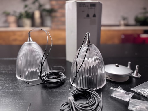 Frandsen Top Gun Pendelleuchten – dänisches Design, 2er-Set