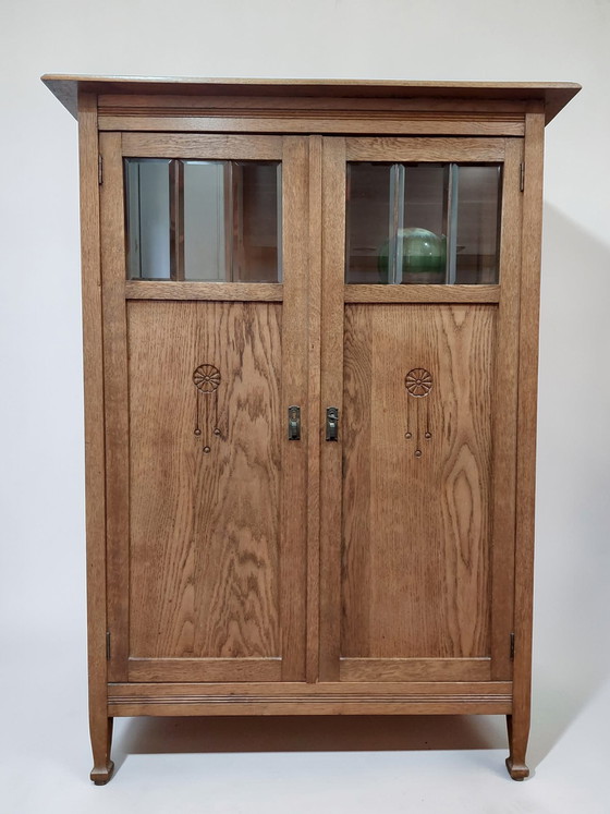 Image 1 of libreria antica in stile Art Déco