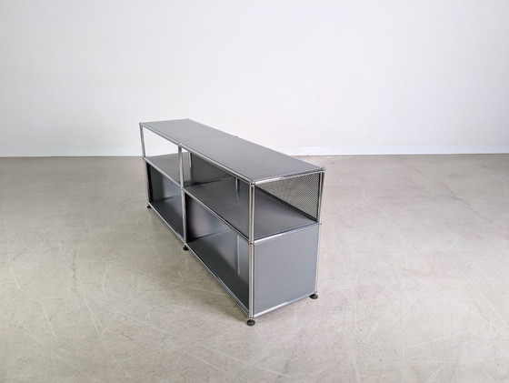 Image 1 of Original USM Haller 2x2 Sideboard Fritz Haller grau TV Board