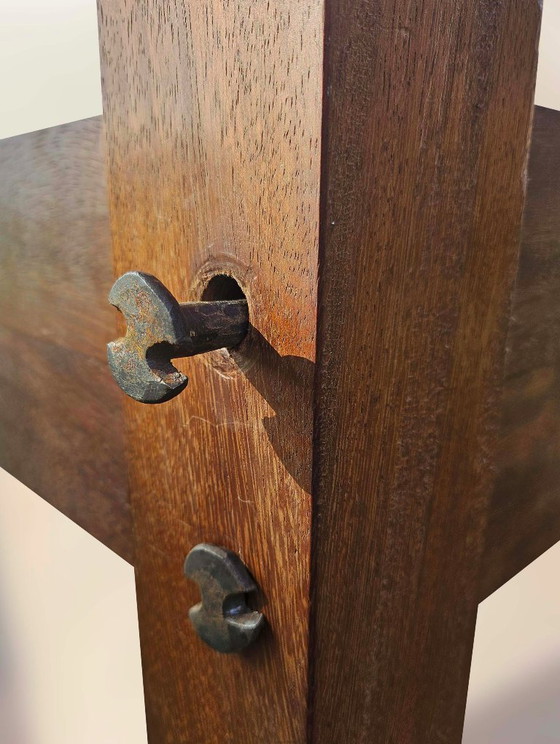 Letto a baldacchino artigianale proveniente da Zanzibar, 1993 | Teak e mogano | 160×200 – Letti matrimoniali (photo 3 of 6)