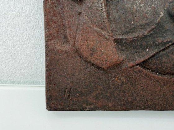 Kurt Lehmann Gusseisen Wandrelief Die Ruhende 1959 – Bildhauerei, Iron (photo 7 of 14)