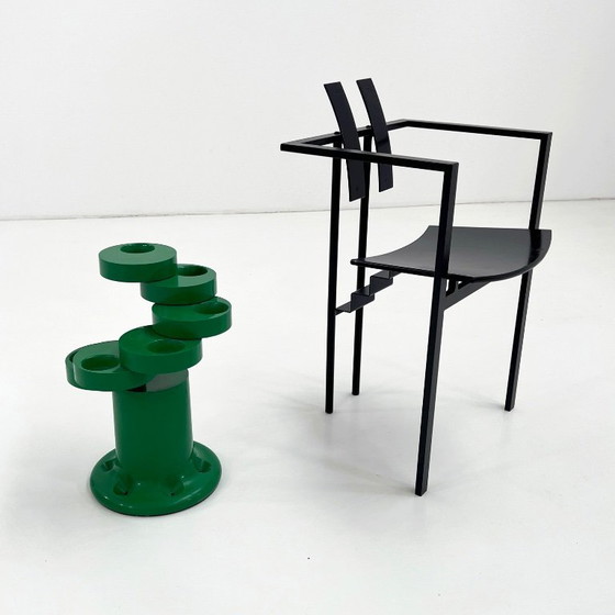 Green Pluvium Umbrella Stand by Giancarlo Piretti for Anonima Castelli, 1970s – Plastic (photo 6 of 9)