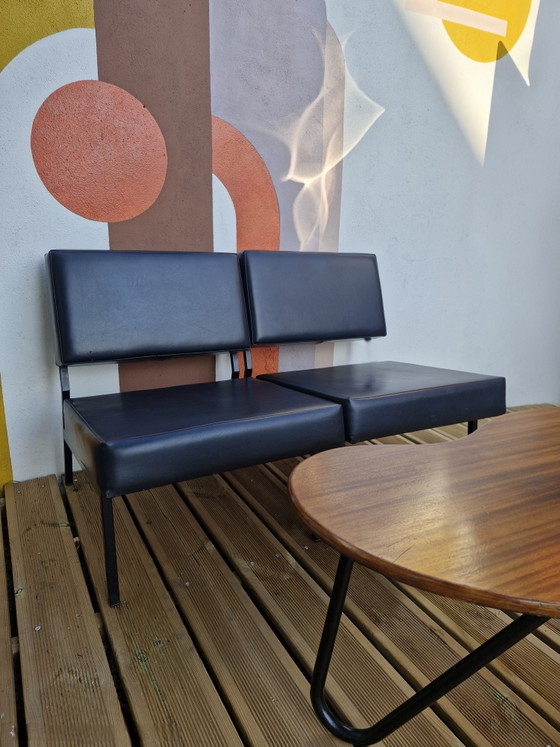 Image 1 of Pair of modular armchairs by P.Guariche, circa 1960s