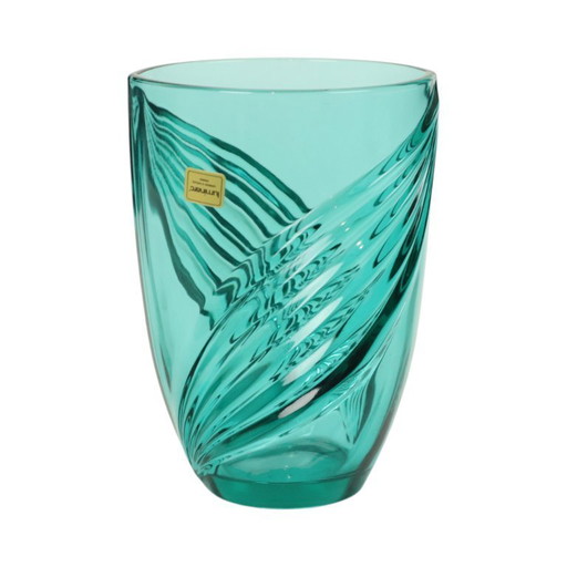Vintage Turquoise Vase Luminarc