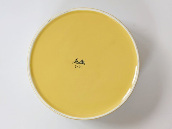 Image 1 of Vintage Melitta Fruit Pattern Serving Bowl, 1970s German Stoneware