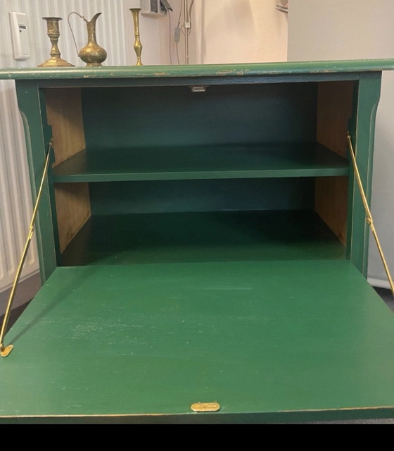 Cassettiera Shabby-Chic „Light & Green“ – Pezzo unico restaurato a mano – Cassettiere, Legno (photo 4 of 6)