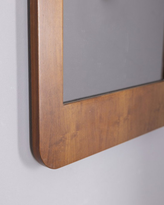 Image 1 of Specchio da parete vintage anni 60 in legno design Italiano