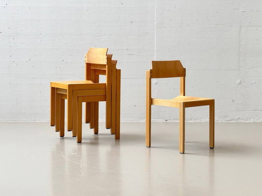 Set aus 6 Stühle Modell Canto von Rainer Schell für Möbel Schlapp, 1960er Jahre