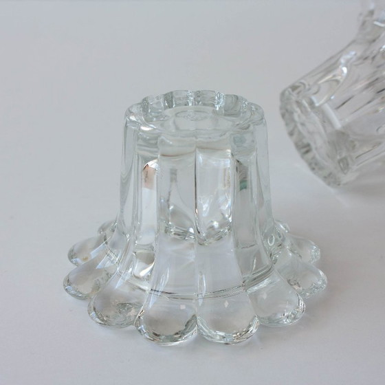 Candelabros de cristal estilo Reims de los años 80 – Portavelas, Glass (photo 8 of 10)