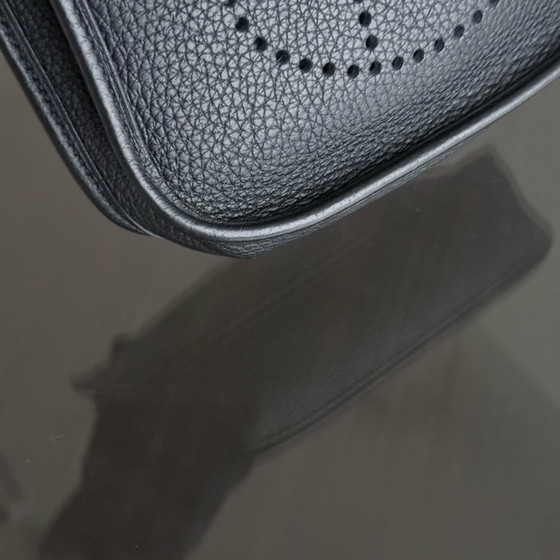 Image 1 of HERMES EVELYN MINI - CLÉMENCE Y STAMP NOIR OR