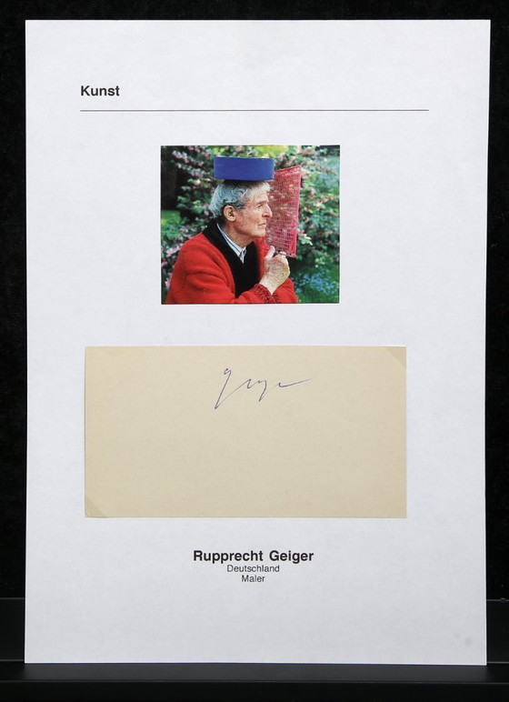 Image 1 of Geiger, Rupprecht - Foto con firma autografa