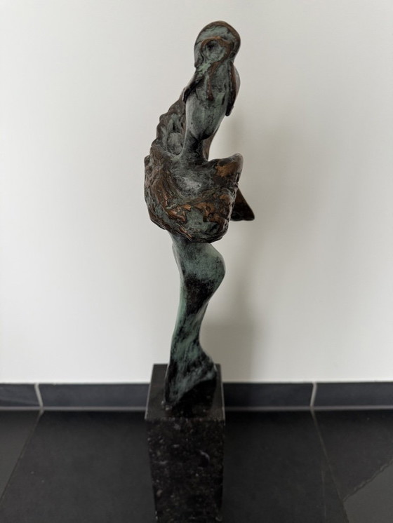 Image 1 of Bronze Statue: Ming Dynasty Opera Dancer