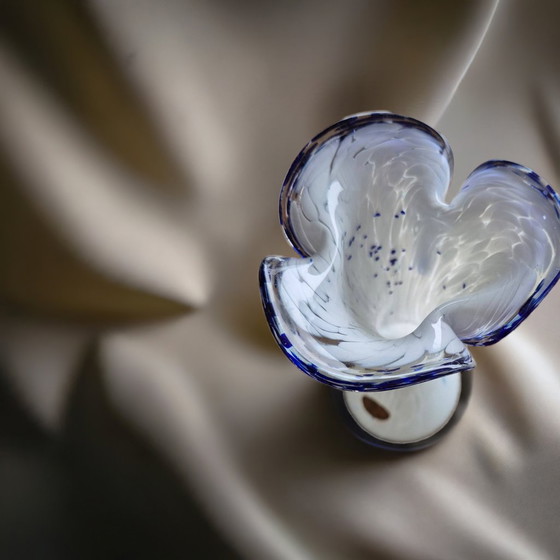 Image 1 of Handmade Mid - Century Modern Vase - Rare Murano Art Glass