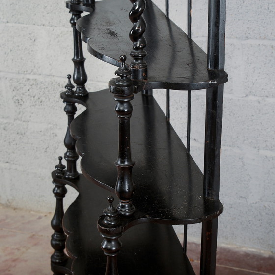 19th Century Étagère Bookcase with Open Shelves – Shelving unit, Klassiek (photo 26 of 39)