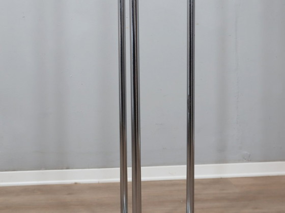 Image 1 of Lamperti 3-koloms chromen vloerlamp uit de jaren 70, ruimtevaarttijdperk Italiaans design