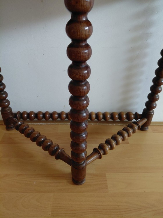 Image 1 of Table demi-lune hollandaise du XIXe siècle.