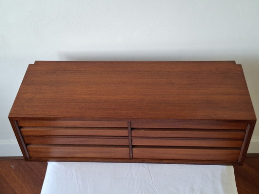 Poul Cadovius Royal System Chest of Drawers 4 Drawers – Teak – Denmark – 80 cm