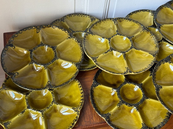 Set of 12 Gien Oyster Plates – Crockery, Ceramic (photo 13 of 20)