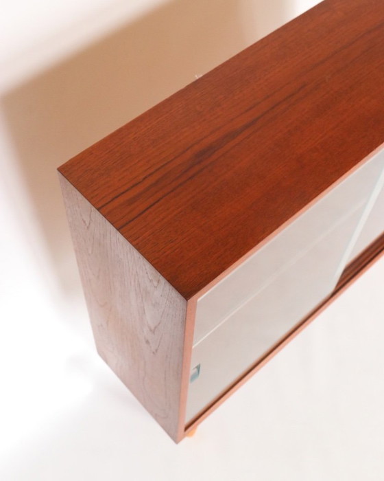 Image 1 of Libreria vintage in teak, vetrina, mobili retrò