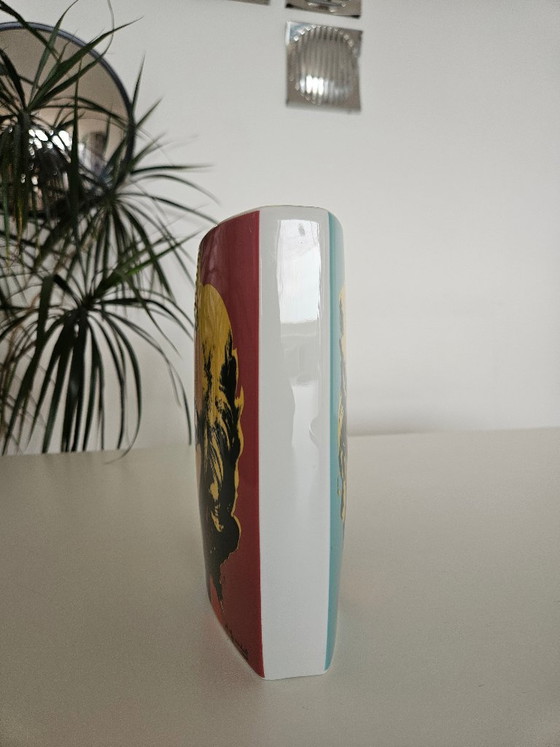 Vase Rosenthal Marilyn Andy Warhol, Porcelain, mint (photo 3 of 6)