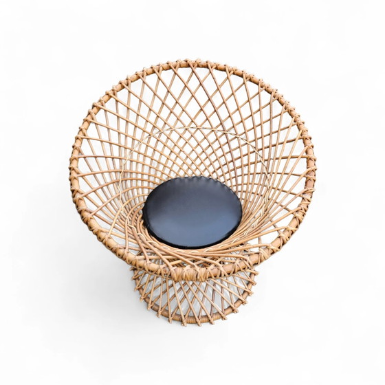 Sillón de ratán Rohé Noordwolde circle – Sillones, Leather, Rattan (photo 2 of 8)