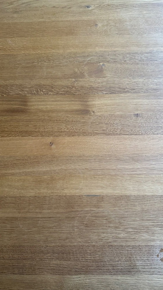 Image 1 of Chêne Hofstede Raanhuis Cuadro Table de salle à manger 280x100 avec base solide