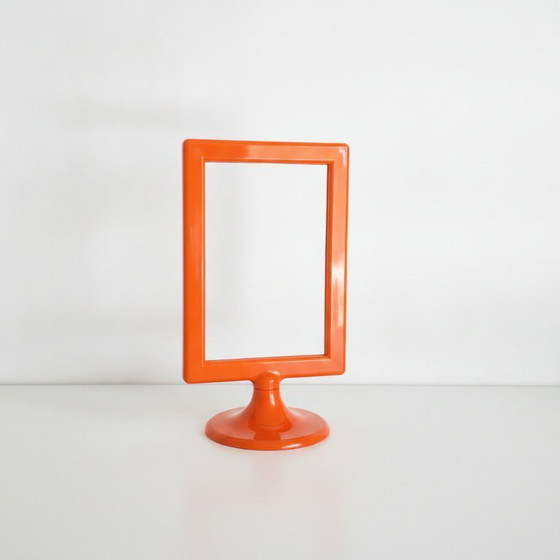 Image 1 of Vintage IKEA TOLSBY Funky Fotolijst – Oranje. Ontworpen door Henrik Preutz