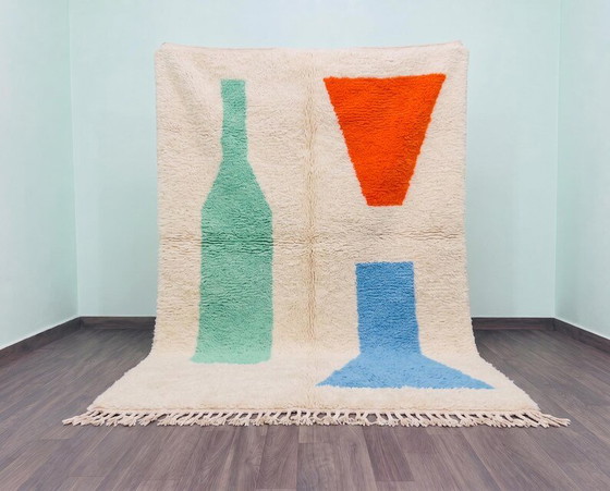 Traditioneller Berberteppich, verziert, 220/300 cm – Teppiche & Läufer, Wool (photo 7 of 8)