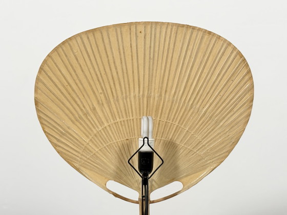 Uchiwa III Desk lamp or wall scone designed by Ingo Maurer for M Design, Floor lights, Bamboo, Metal, Beige (photo 6 of 9)
