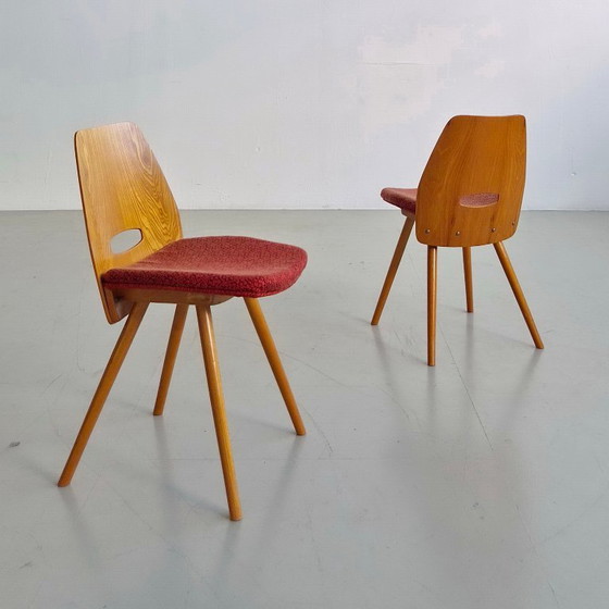 Chaises Mid-Century de František Jirák “Lollipop”, Vintage années 60, Tchécoslovaquie – TON (photo 6 of 12)