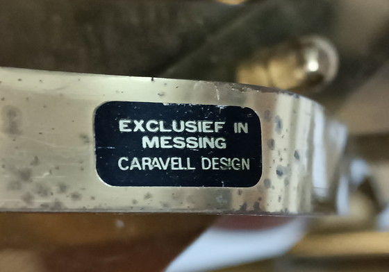 Image 1 of Vintage messing wijnrek