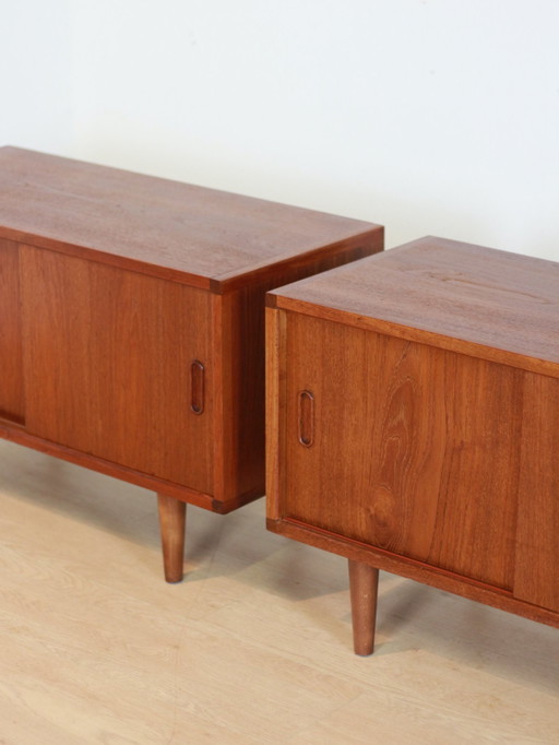 Set Vintage Sideboards Teak