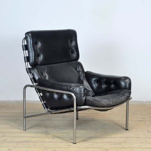 Nagoya SZ09 black lounge chair by Martin Visser, 1960s