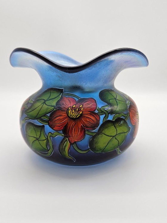 Piccolo Vaso in Vetro Art Nouveau – Glashüttenwerke Buchenau / Betty Hedrich attr. (ca. 1900) – Vasi (photo 4 of 16)