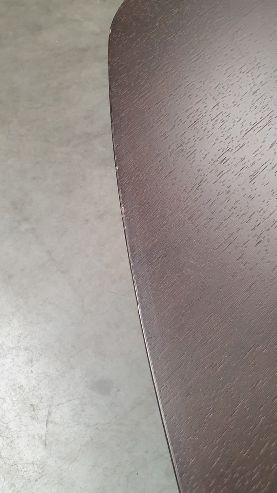 Image 1 of Tavolino di design Kei BULO, impiallacciato in rovere marrone scuro