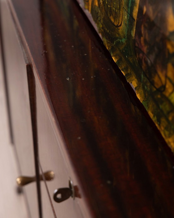 Image 1 of Pagina 1 di 29 Credenza alta in legno vintage anni '50 disegnata da Umberto Mascagni