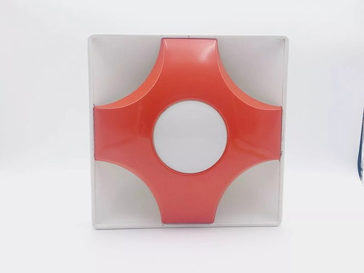 Pop Art Wall Sconce by Sölken Leuchten Germany 1970s Space Age Wall Lamp Mid-Century Modern Eames Era Decor Sputnik