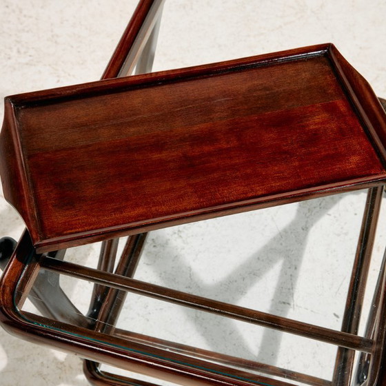 Image 1 of MK11608 Carrello in legno di ontano restaurato da Cesare Lacca per Cassina