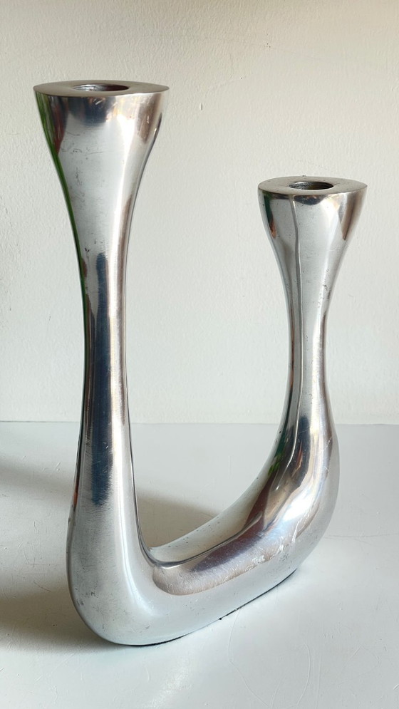 Image 1 of Candelabro antiguo de doble diseño
