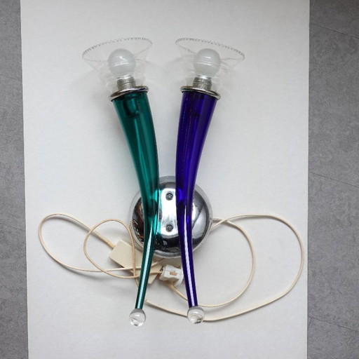 Lampada da parete Artemide, Ducale, Vetro di Murano bicolore