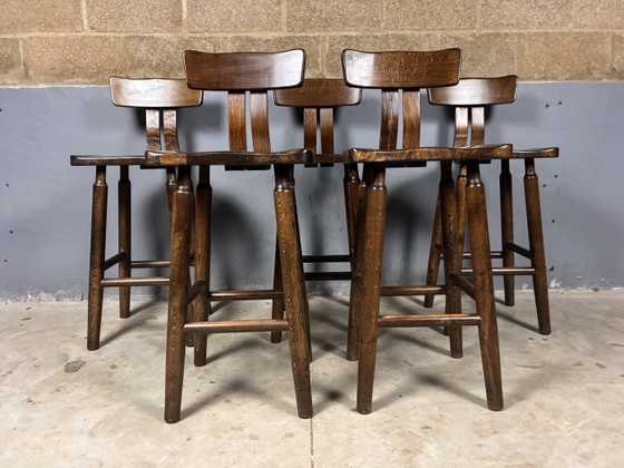 Brutalist 5 Lage Barkrukken ‘T-Back’ – Wood (photo 5 of 15)