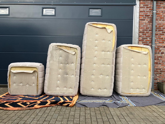 Image 1 of Ligne Roset Kashima 3 posti, 2x2 posti, 1 posto in velluto a coste beige 10/10