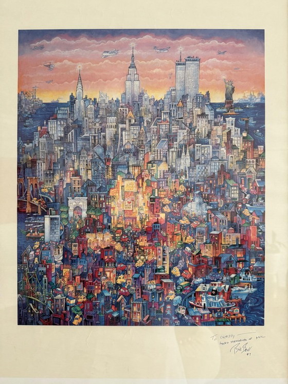 Bill Bell - New York, New York - Stampa firmata e dedicata - 50x70 cm – Stampe artistiche, Glass, Metal (photo 3 of 5)