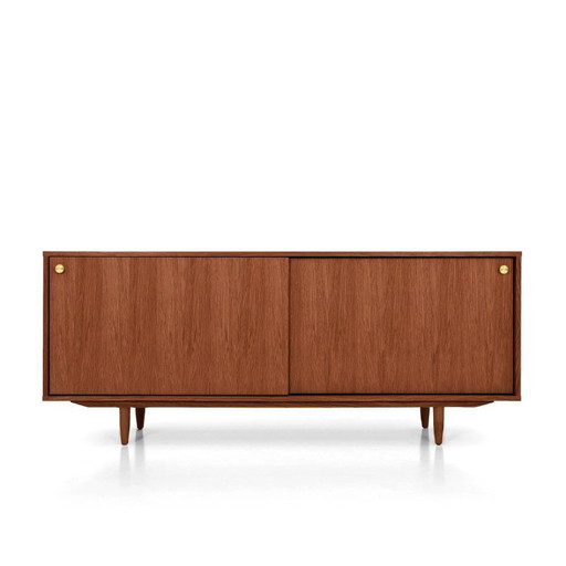 Schiebetürenschrank Teak gebeizt T-S06