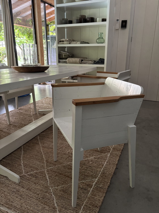 Original reclaimed wood table + chairs Piet Hein Eek – Dining tables (photo 2 of 5)