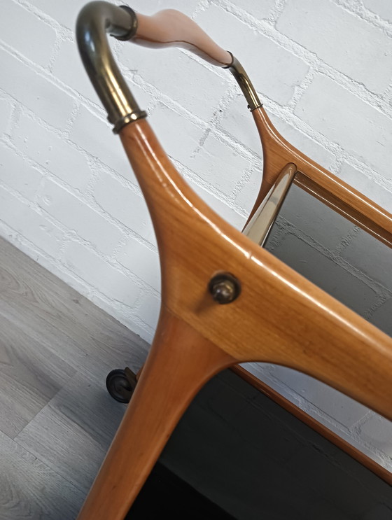 Image 1 of Ico Parisi pour Angelo de Baggis, Chariot de Service Vintage 