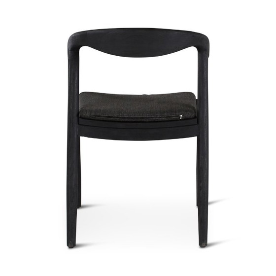 Sillones de madera negros 3 piezas con cojín, Castle Line, Sillas de comedor, Textil, Modern (foto 2 de 10)