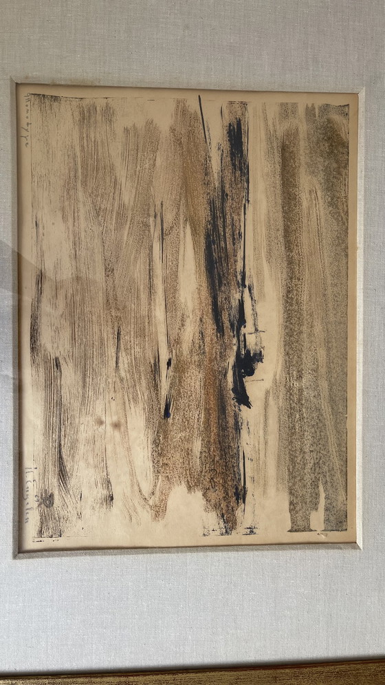 Image 1 of René Engelen (1897-1971) - Monotipo unico "Porto di Anversa"